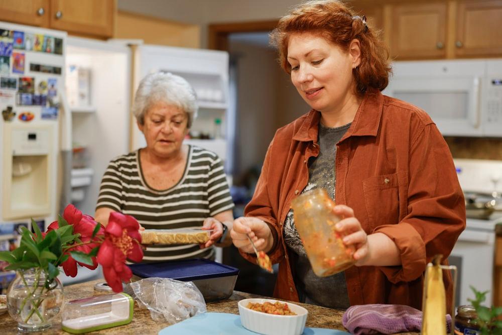 A family meal at home